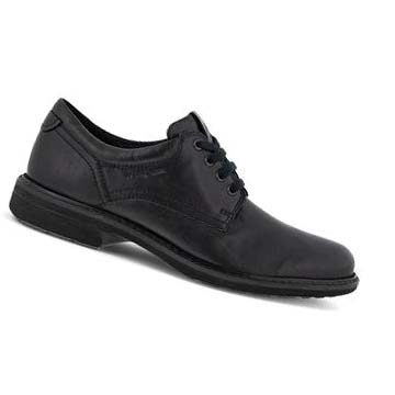 Men's Ecco Turn Plain Toe Hm Oxford Dress Shoes Black | Canada 537CTV